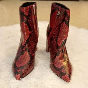 Marc Fisher snakeskin boots
